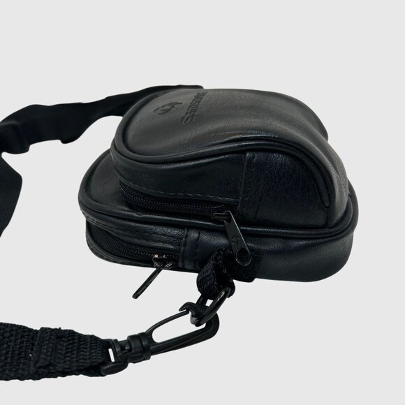 Vintage Samsonite Mini Camera Bag Crossbody Travel Pouch Black Vinyl 00s - Picture 3 of 10